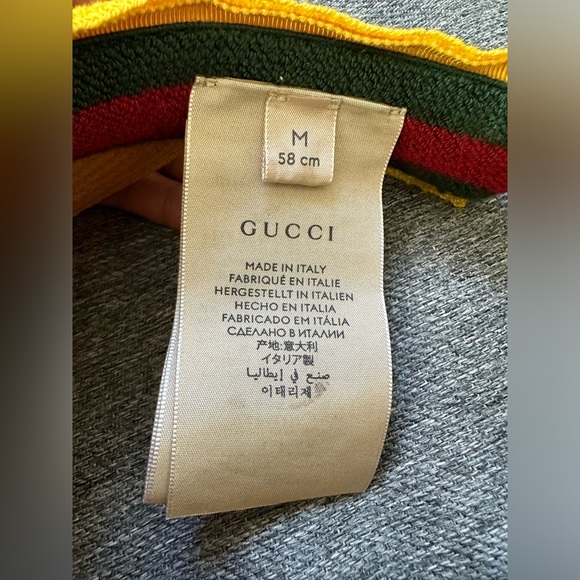 GUCCI 👉 ADIDAS COLAB VISOR  HAT 🌟 AUTHENTIC 🌟 - Picture 6 of 9